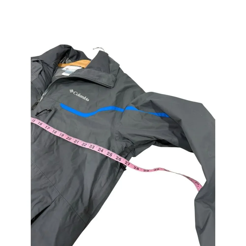 Columbia Men's XL Nordic Point II Interchange 3-in-1 Jacket Omni Heat Gray Blue‎